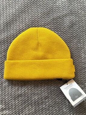 Hairbrella Mustard Yellow Fold-Over Beanie